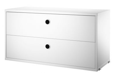 Single piece drawer unit W 78 cm String Furniture 